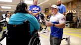 USA Patriots veterans softball team highlights abilities to fellow amputees in hospital visit