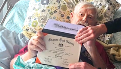 World War II veteran awarded Pennsylvania high school diploma 2 days before his death at age 98