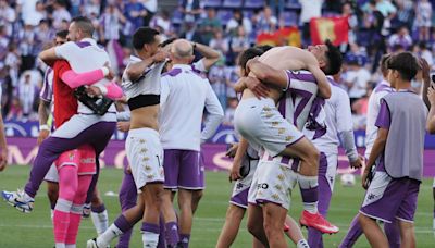 Así se vivió en el césped el ascenso del Pucela