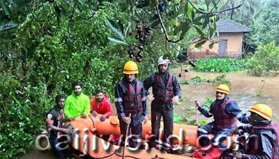 Mangaluru: Floodwater enters homes - Harekal Parari Dota families relocated