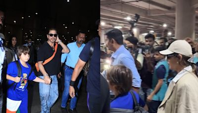 Shah Rukh Khan Returns To Mumbai With Gauri Khan And Abram, Get Papped At Airport; Watch - News18