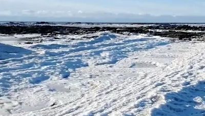 ¿El mar se congeló en Tierra del Fuego? Qué factores generan el fenómeno