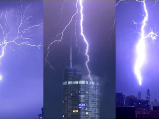 ¡Impresionante! Fuerte tormenta eléctrica azotó Chicago