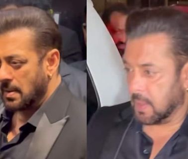 Salman Khan Made A Dashing Appearance In Black Suit At Sonakshi Sinha And Zaheer Iqbal's Reception - News18