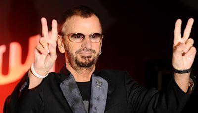 Ringo Starr marks 84th birthday on stage with message of ‘peace and love’