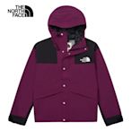 【The North Face 官方旗艦】【經典ICON】北面男款紫色防水透氣衝鋒衣外套｜7UR9KK9