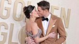 Justin Hartley and Wife Sofia Pernas Kick Off the Golden Globes 2024 Red Carpet with a Steamy Kiss