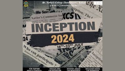 Inception 24: 4 days of stimulating competition and engagement at SXC, Kolkata