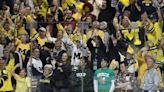 Michigan, UND Hockey Fans Squeeze Into Undersized Tournament Venue