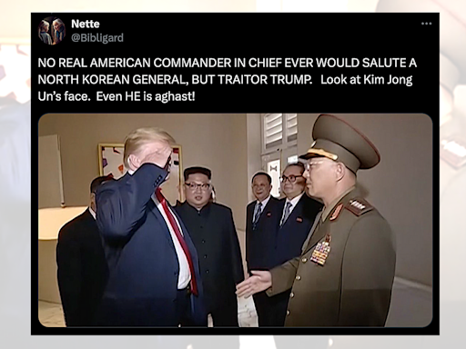 Trump Saluted North Korean General in 2018?