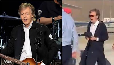 Captan a Paul McCartney en Iquique antes de su presentación en Uruguay