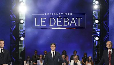 Législatives 2024: un débat économique sous haute tension entre Bardella, Attal et Bompard