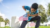 Photos: Placing Flags in Hampton National Cemetery