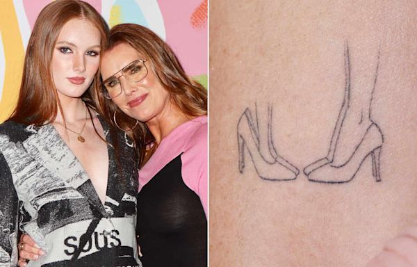 Brooke Shields Shares Sweet Story Behind Meaningful Tattoo Her Daughter Grier, 18, 'Asked Me to Get'