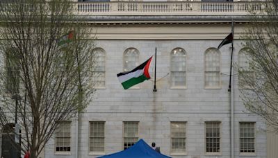 Palestinian Flag Raised at Harvard University, in Place of Stars and Stripes