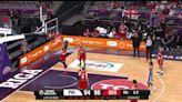Jogador da Geórgia tenta fazer cesta contra no Pré-Olímpico de basquete e erra; veja vídeo