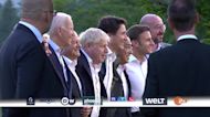 First day of G7 ends in smiles