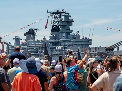 Battleship New Jersey comes home to Camden after $10 million in repairs