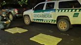 Gendarmería secuestró más de 58 kilos de marihuana abandonados por dos personas en su huida en durante un control en Misiones