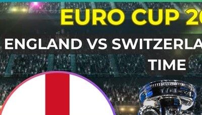 Euro Cup 2024 QF: England vs Switzerland live match (IST), live streaming