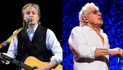 Paul McCartney homenajea a Roger Daltrey por su contribución al Teenage Cancer Trust