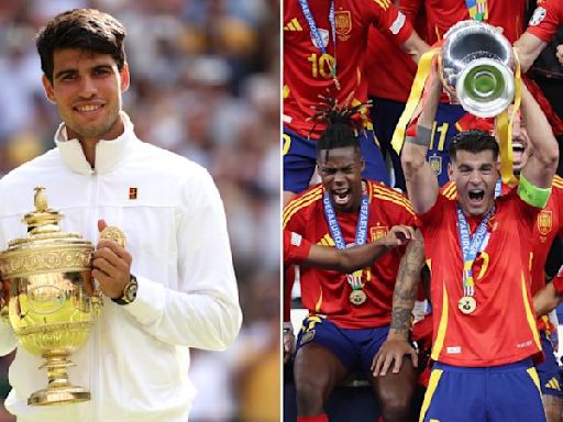 Spain revels in golden Sunday as Carlos Alcaraz and men’s football team emerge victorious | CNN