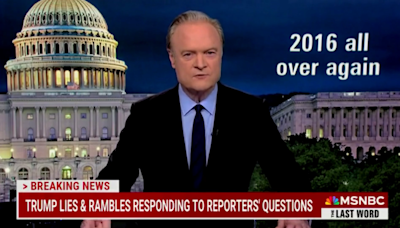 MSNBC's Lawrence O'Donnell criticizes own network for covering Trump presser but not airing Harris speech