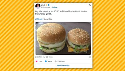 Fact Check: The Truth Behind Claims Big Mac Lost 40% of Its Size but Went from $0.50 to $8 Since 1980