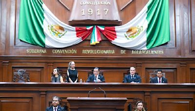 La LXV Legislatura del Congreso de Aguascalientes clausuró su último periodo ordinario de sesiones