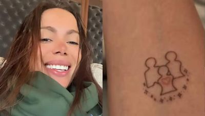 Constelação familiar: nova tatuagem da Anitta causa polêmica na web