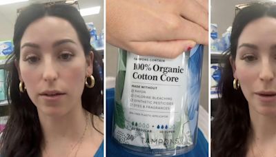 ‘So we can’t win?’: Shopper says pads, tampons aren’t actually ‘organic,’ shares how companies ‘get you’