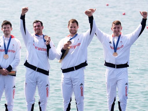 Father ‘still shaking’ after son’s bronze as GB rack up Olympic medals in rowing