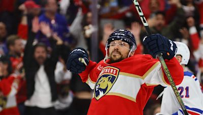 Florida Panthers win in OT to even up series with New York Rangers at two games apiece