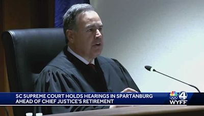 South Carolina Supreme Court Chief Justice retiring in July