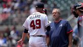 Braves lefty Kolby Allard exits game with shoulder tightness, leaving possible void in rotation