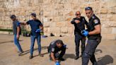 Palestinian attacker wounds 2 people in stabbing attack outside Jerusalem's Old City