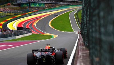 Verstappen comfortably ahead in first Belgian GP practice