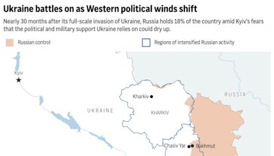 Ukraine faces twin challenges of fighting Russia and shifting political sands in the US