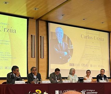 Rinden homenaje a Carlos Urzúa con beca para estudiantes del Colmex | El Universal