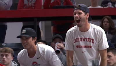 Buckeyes and Olympians reunite at first NCAA gymnastics championship meet at Covelli