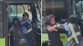 Mujer agrede a conductora de un autobús en California supuestamente por no recibirle $1 como pago