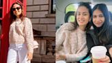 Mira Rajput nails the London holiday vibe in sweater, wide-legged pants & sporty sneakers