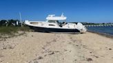 Man charged with OUI after large boat winds up on Martha's Vineyard beach, police say