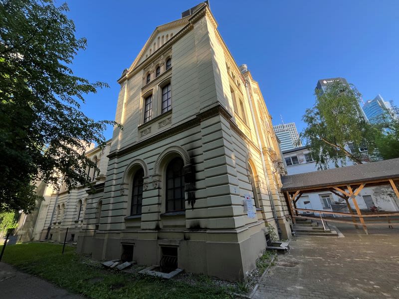 Suspect detained after Polish synagogue escapes major damage in firebomb attack