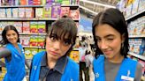 Influencers Charlie and Dixie D'Amelio have been accused of 'cosplaying' as Walmart workers to promote their snack range