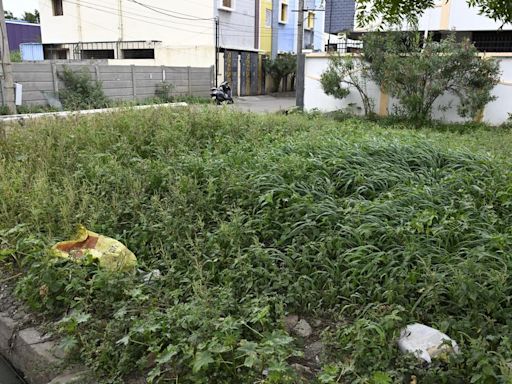 Empty plots turn dumping grounds in Wards 80, 81 of Coimbatore