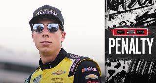 Penalty report: Carson Hocevar, No. 77 team issued loss of 25 driver points; two Truck Series teams fined for lug nut infractions