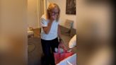 Watch this double grandma surprise when two women find out these newborn twins' names