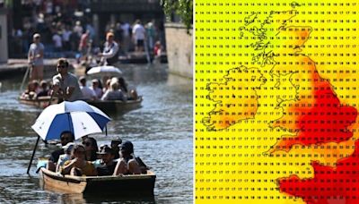 UK heatwave latest as new maps show Britain roasting in 31C Iberian oven