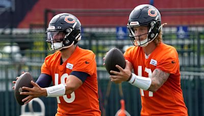 Inside the Bears' packed QBs room, where it's all about supporting Caleb Williams